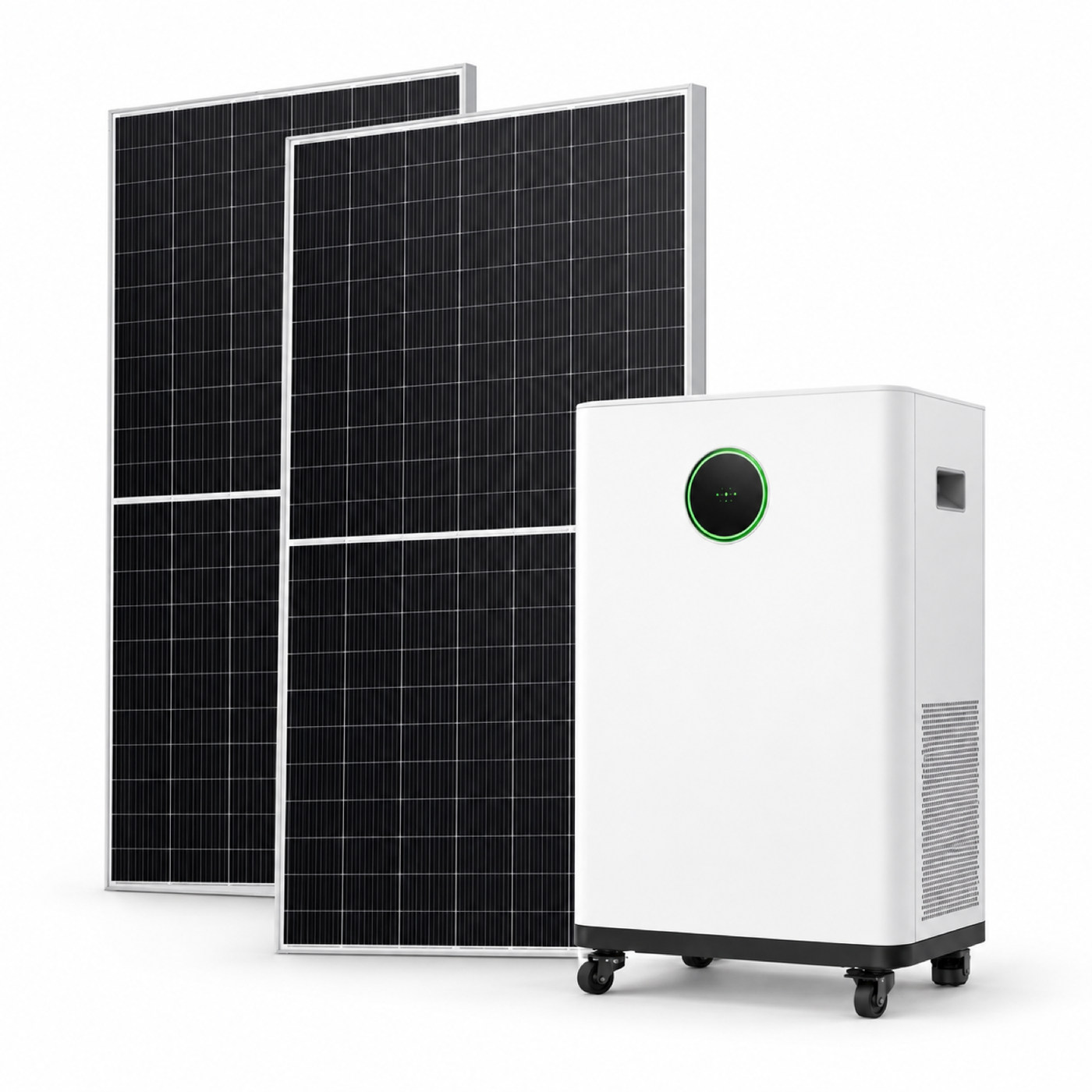 Composición ilustrativa de ESS integrado · clase 10 kWh