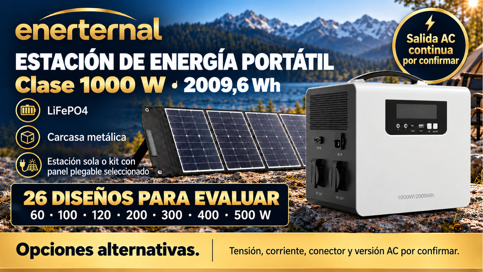 Clase 1000 W · 2009,6 Wh