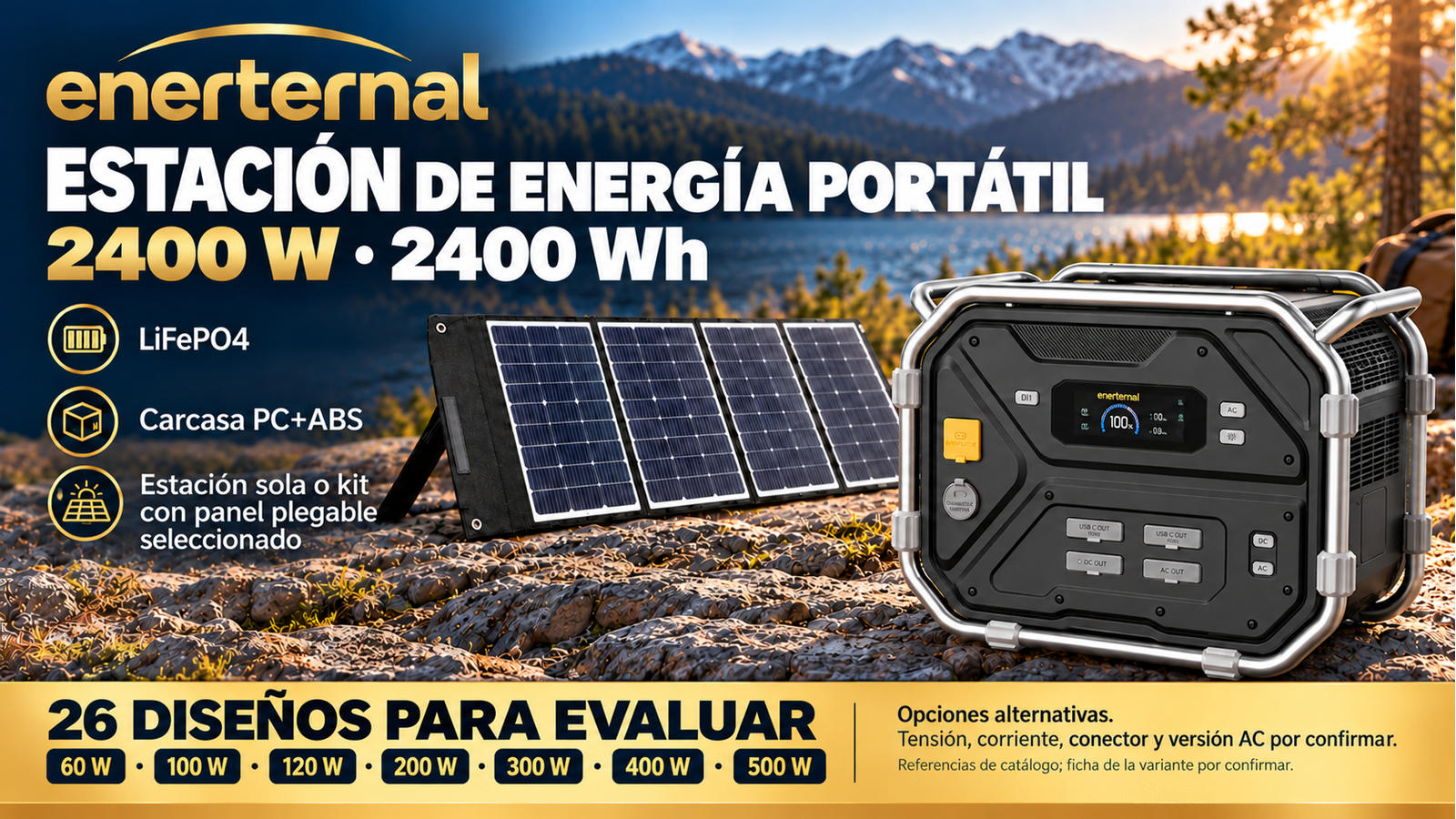 2400 W · 2400 Wh
