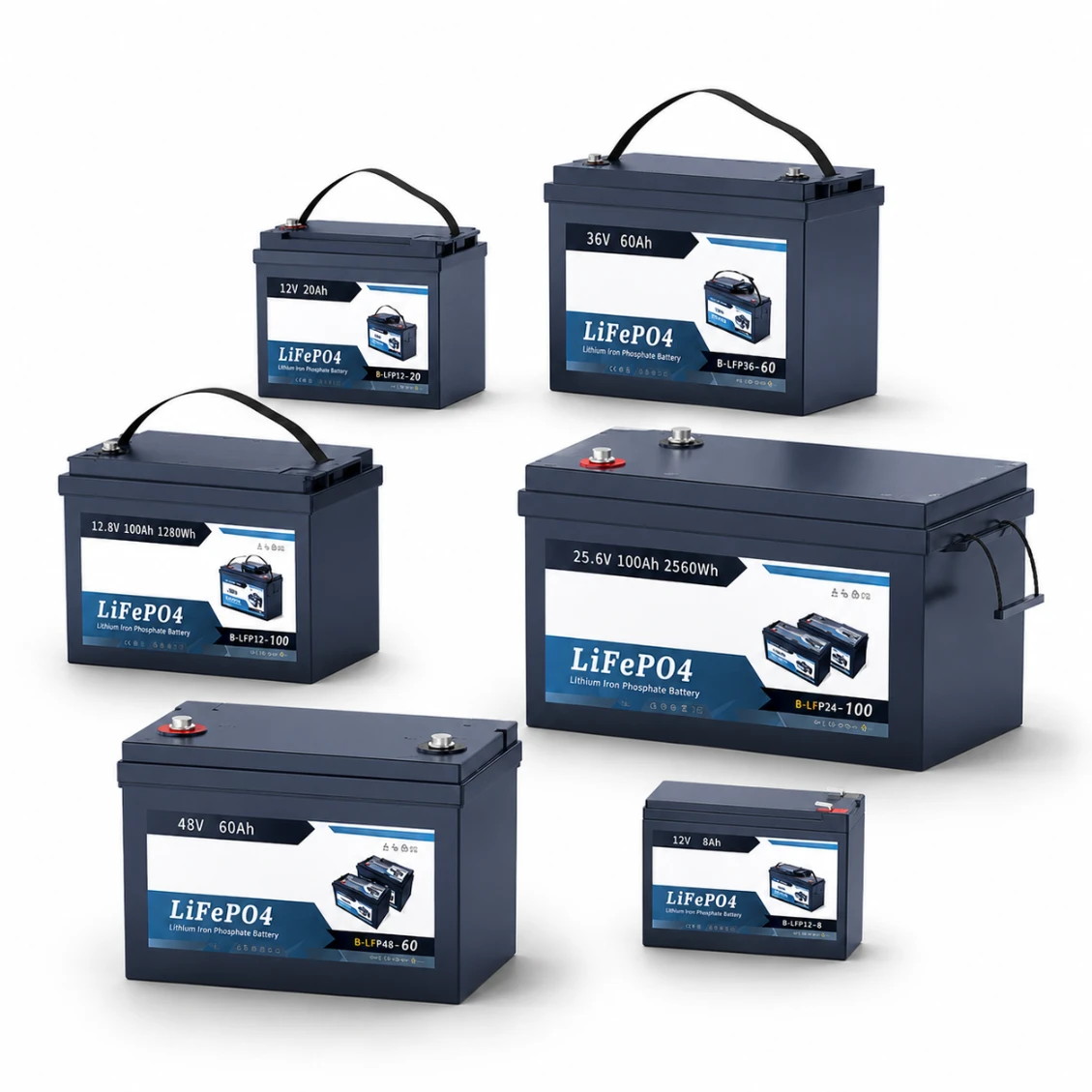 Batería LiFePO4 para sustituir baterías de plomo-ácido de 12V 7Ah
