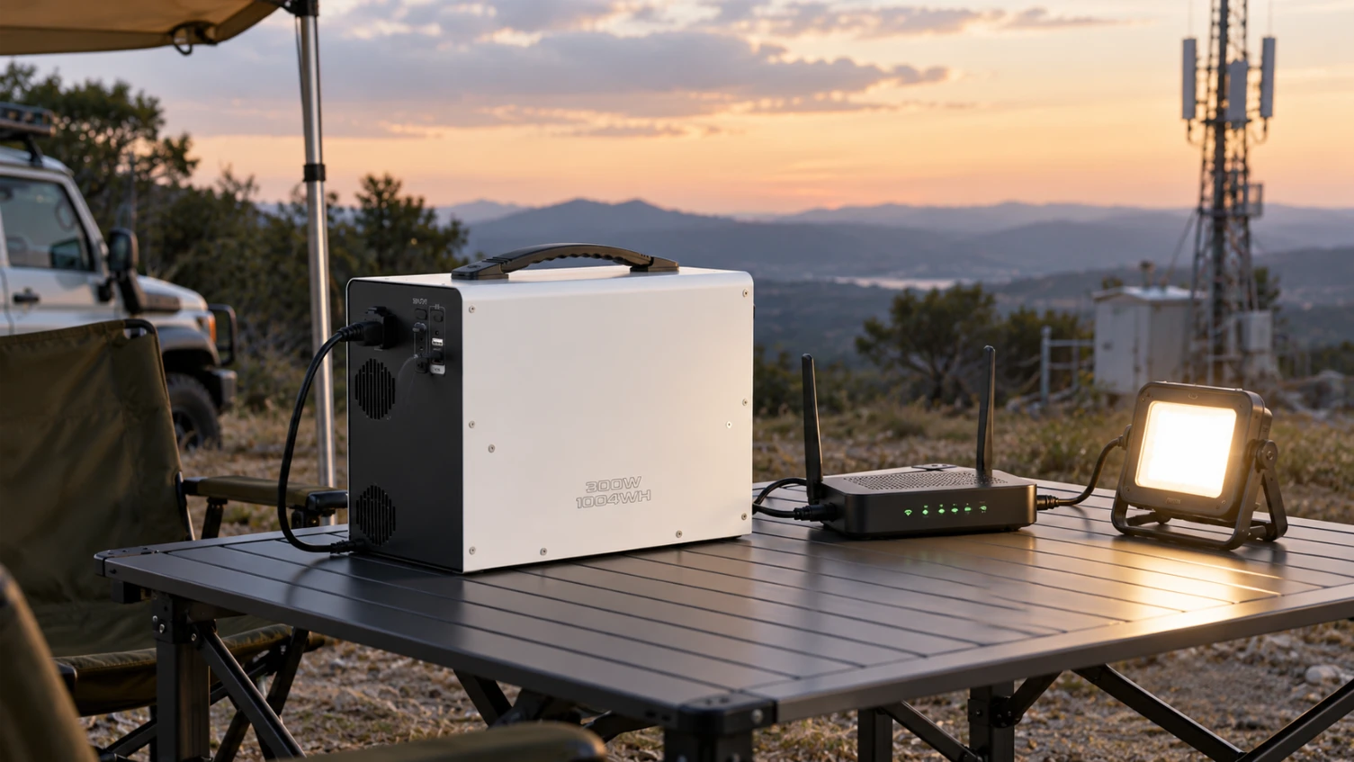 Energía portátil para comunicaciones e iluminación